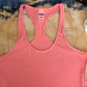Pink VS racer back tank